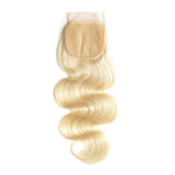 BLONDE #613 4x4 TRANSPARENT LACE CLOSURE